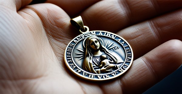 Médaille de baptême avec la vierge : un choix symbolique et unique
